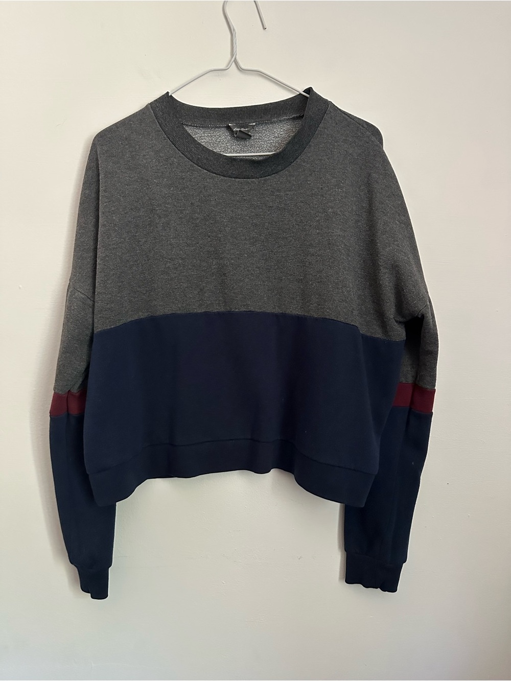 Eddie Bauer Colorblock Cropped Sweater